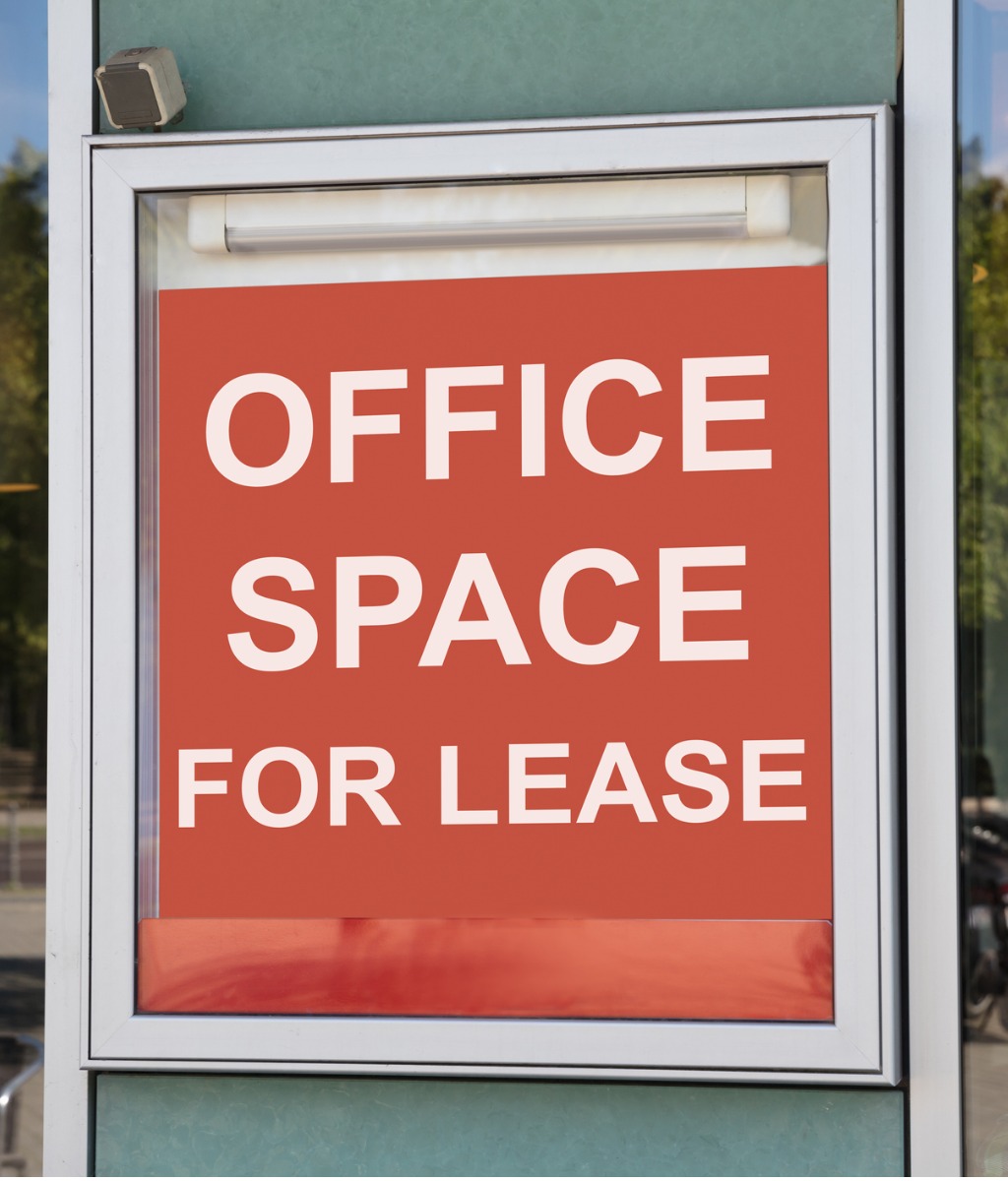 office space for lease sign